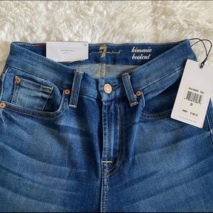 7 For All Mankind Size 25 blue denim Kimmie Bootcut jeans!